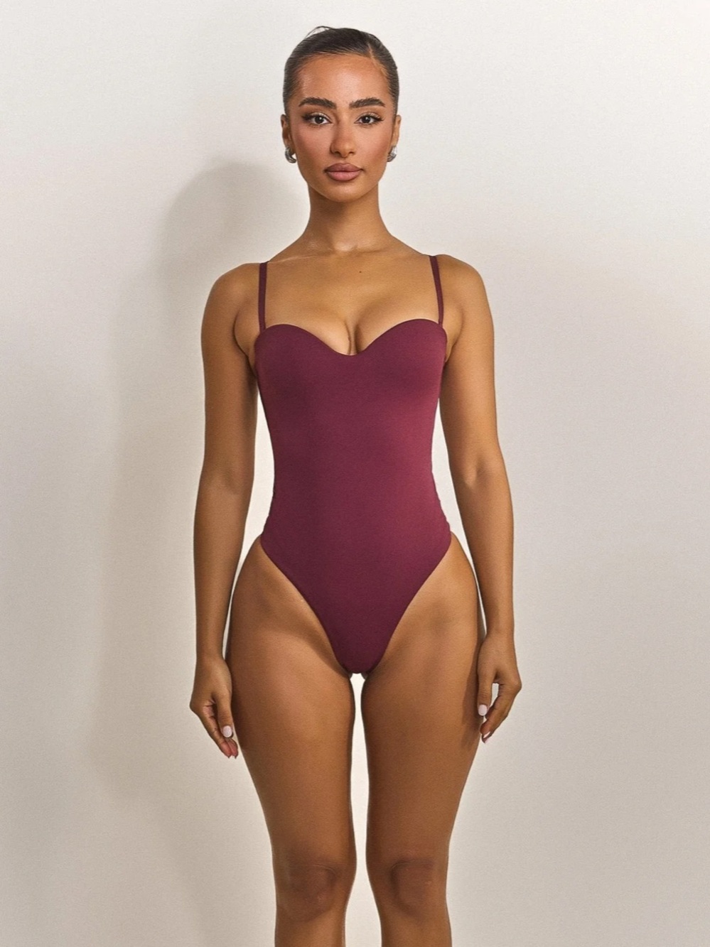 NWT Mars the Label THE SCULPT BODYSUIT IN RED